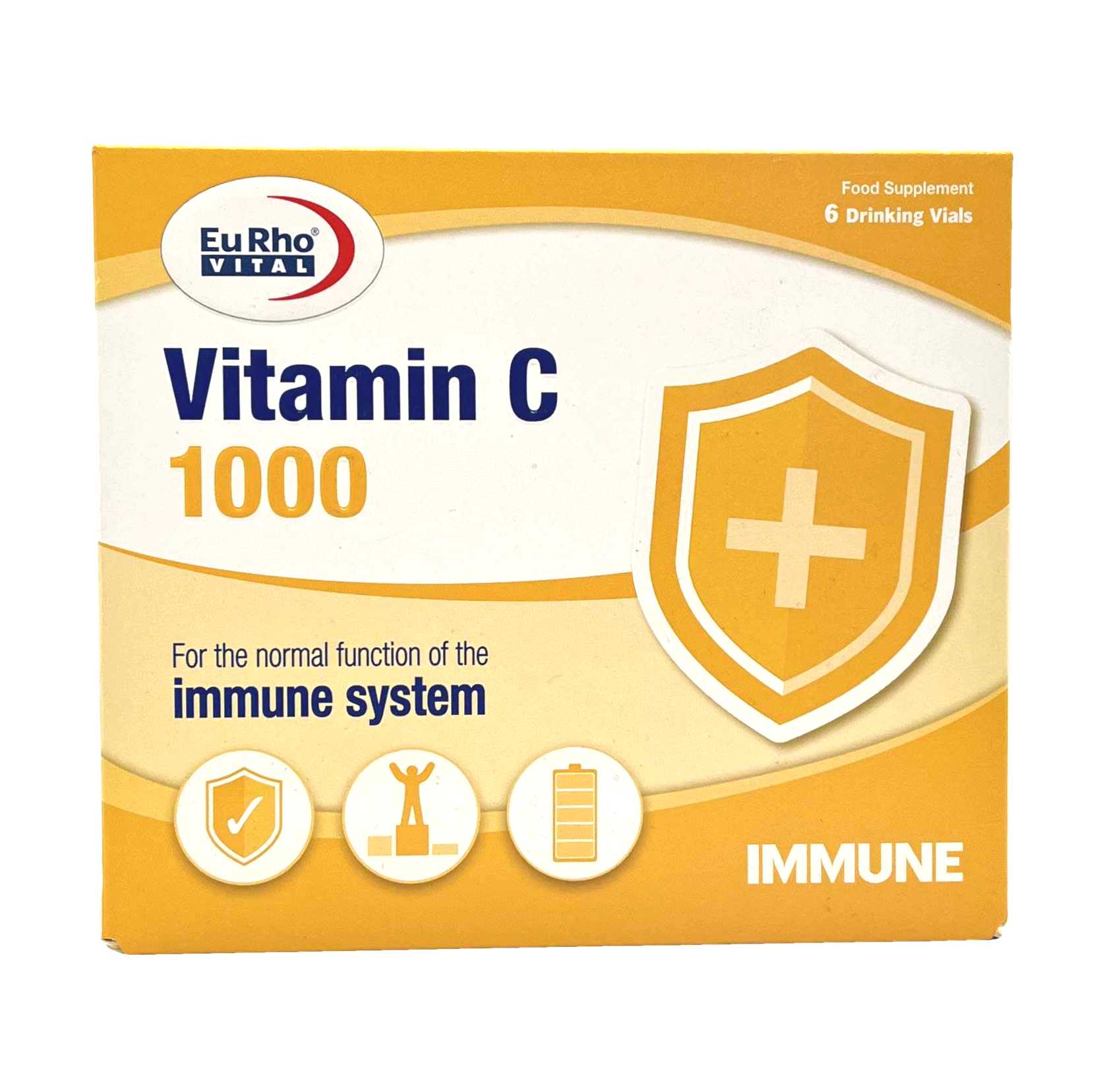 ویال خوراکی ویتامین سی 1000 یوروویتال Eurho Vital Vitamin C